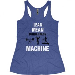 Ladies Slim Fit Super Soft Racerback Triblend Tank