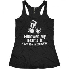 Ladies Slim Fit Super Soft Racerback Triblend Tank