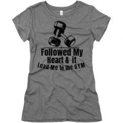 Ladies Slim Fit Super Soft Triblend Tee