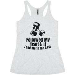 Ladies Slim Fit Super Soft Racerback Triblend Tank