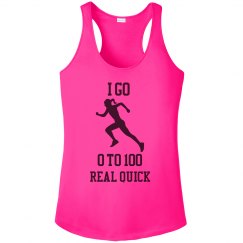 I go 0 to 100 real quick sports top