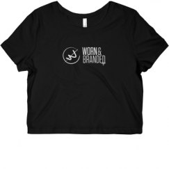 Ladies Slim Fit Crop Top Tee