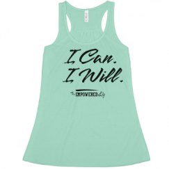 Ladies Flowy Racerback Tank