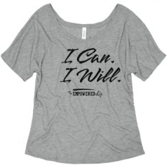 Ladies Flowy Slouchy Tee