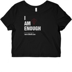 Ladies Slim Fit Crop Top Tee