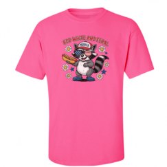 Unisex Ultra Cotton Safety Neon Crewneck Tee