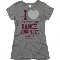 Ladies Slim Fit Super Soft Triblend Tee