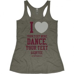 Ladies Slim Fit Super Soft Racerback Triblend Tank