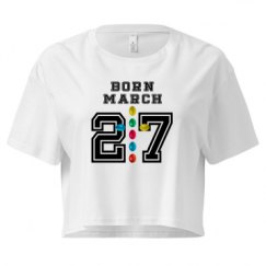 Ladies Festival Cali Crop Top Tee