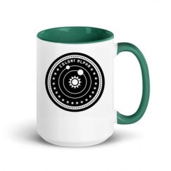 15oz Ceramic Mug with Color Inside