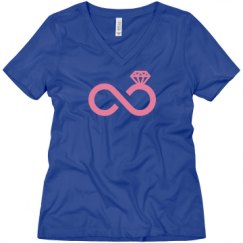 Ladies Relaxed Fit V-Neck Tee