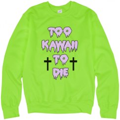 Unisex Neon Crewneck Sweatshirt