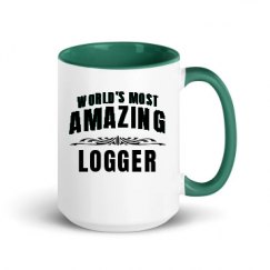 15oz Ceramic Mug with Color Inside