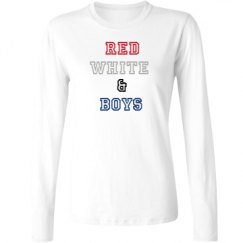 Ladies Relaxed Fit Basic Long Sleeve Tee