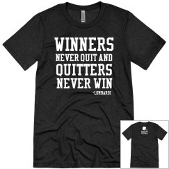 Custom School Name Inspirational Quote Football Shirt