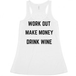 Ladies Flowy Racerback Tank