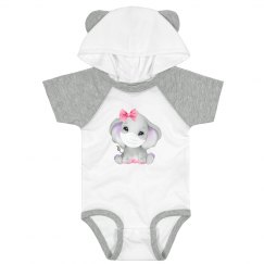 watercolor elephant with mask