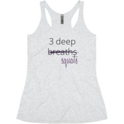 Ladies Slim Fit Super Soft Racerback Triblend Tank