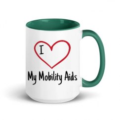 15oz Ceramic Mug with Color Inside