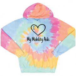 Unisex Tie-Dye Fleece Hoodie