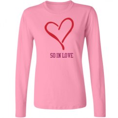 Ladies Relaxed Fit Basic Long Sleeve Tee