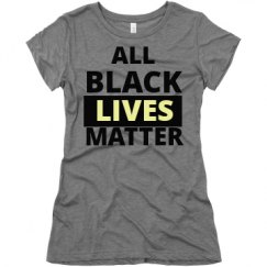 Ladies Slim Fit Super Soft Triblend Tee