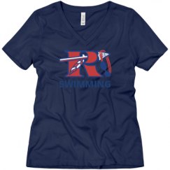 Ladies Relaxed Fit V-Neck Tee