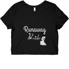 Ladies Slim Fit Crop Top Tee