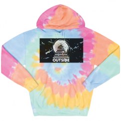 Unisex Tie-Dye Fleece Hoodie