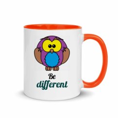 11oz Ceramic Mug with Color Inside