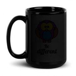 15oz Black Glossy Mug