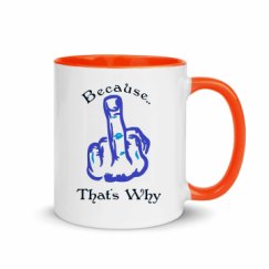 11oz Ceramic Mug with Color Inside