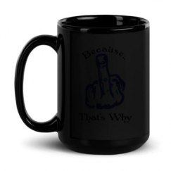 15oz Black Glossy Mug
