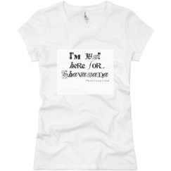 Ladies Slim Fit Basic Promo Jersey Tee