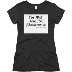 Ladies Slim Fit Super Soft Triblend Tee