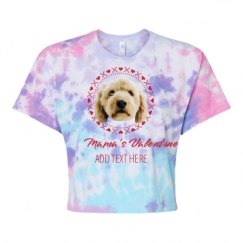 Women's Tie Dye Crop Top Tee