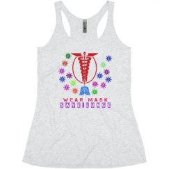 Ladies Slim Fit Super Soft Racerback Triblend Tank