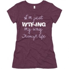 Ladies Slim Fit Super Soft Triblend Tee