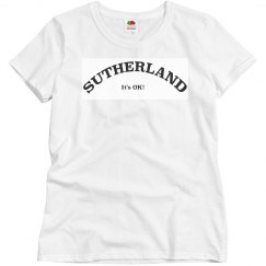 Sutherland women's T