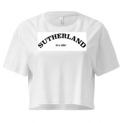 Ladies Festival Cali Crop Top Tee