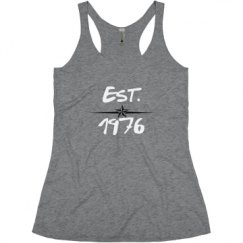 Ladies Slim Fit Super Soft Racerback Triblend Tank