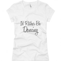 Ladies Slim Fit Basic Promo Jersey Tee