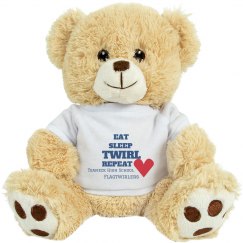 Eat Sleep Twirl Repeat Teddy Bear