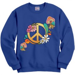 Unisex Film and Foil Crewneck Sweatshirt