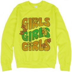 Unisex Neon Crewneck Sweatshirt