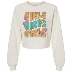 Women's Raglan Pullover Fleece