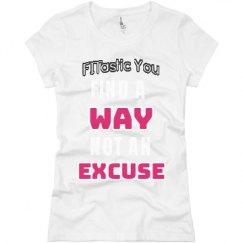 Ladies Slim Fit Basic Promo Jersey Tee