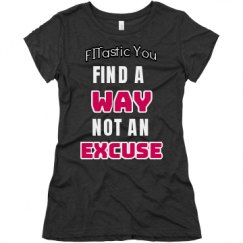 Ladies Slim Fit Super Soft Triblend Tee