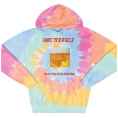 Unisex Tie-Dye Fleece Hoodie
