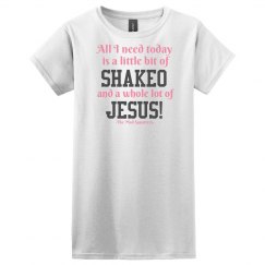 Shakeo and Jesus v-Neck Gray Let